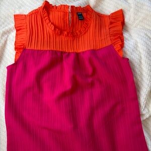 Pink/Orange Blouse 🩷🧡